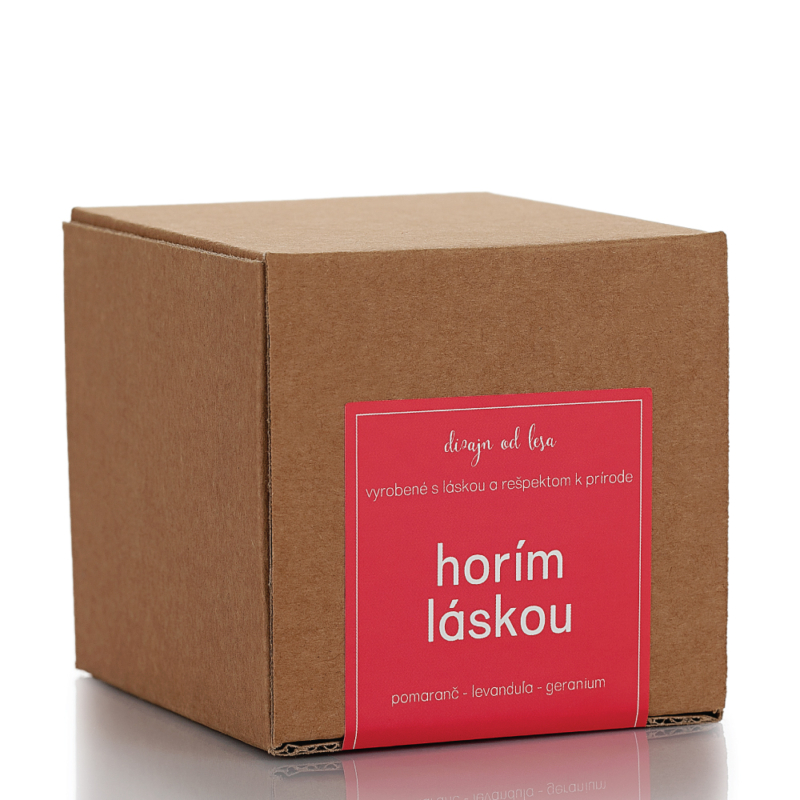 Sviečka Horím láskou 200 g - Image 2